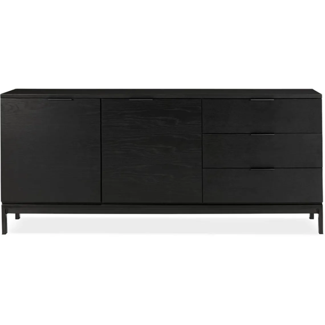 ALTEREGO Bahut design 'HIPPIE' en bois noir Online