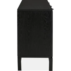 ALTEREGO Bahut design 'HIPPIE' en bois noir Online