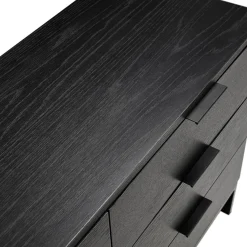 ALTEREGO Bahut design 'HIPPIE' en bois noir Online