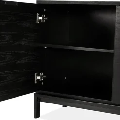 ALTEREGO Bahut design 'HIPPIE' en bois noir Online