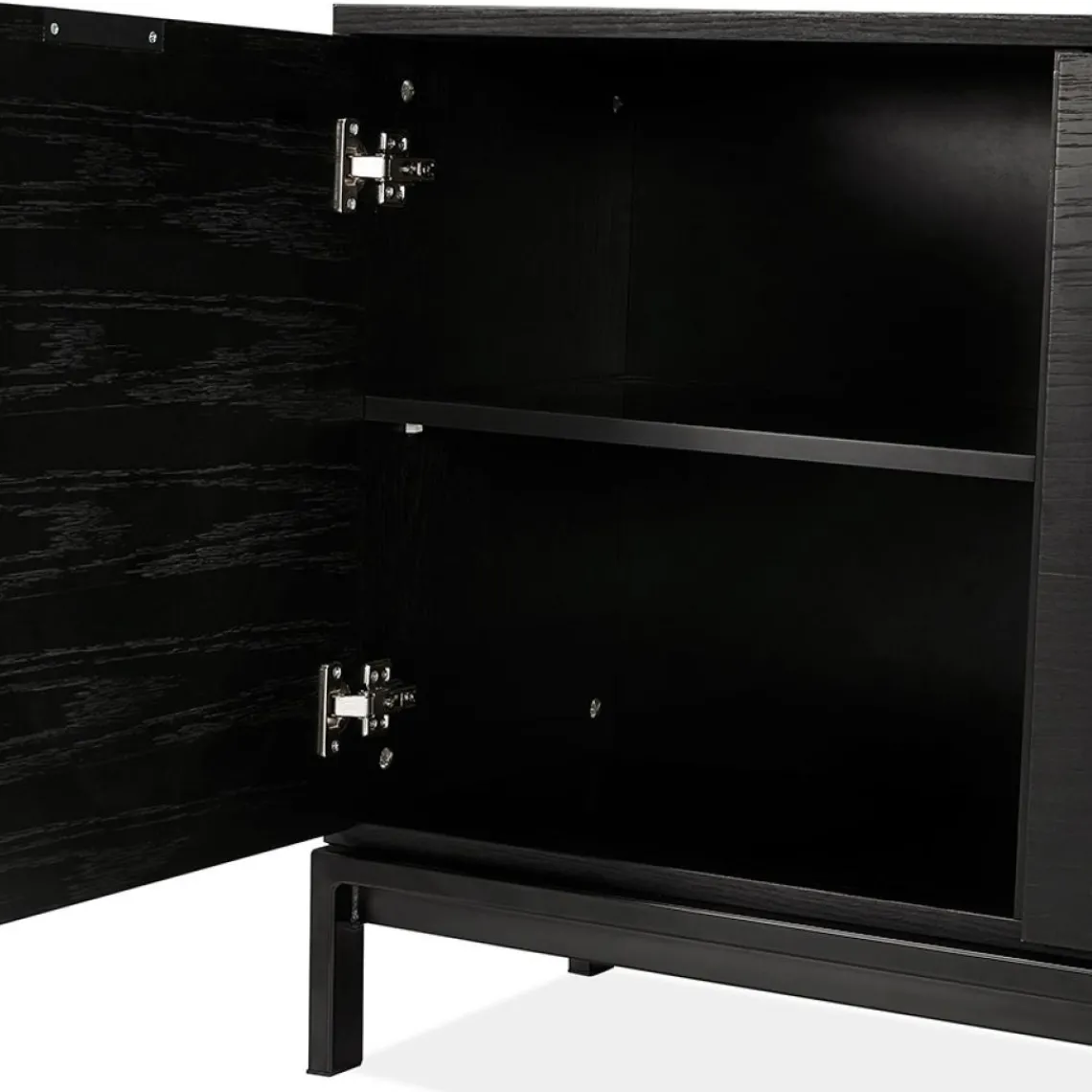 ALTEREGO Bahut design 'HIPPIE' en bois noir Online