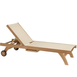 Macabane Bain de soleil textilène couleur beige