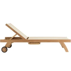 Macabane Bain de soleil textilène couleur beige