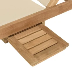 Macabane Bain de soleil textilène couleur beige