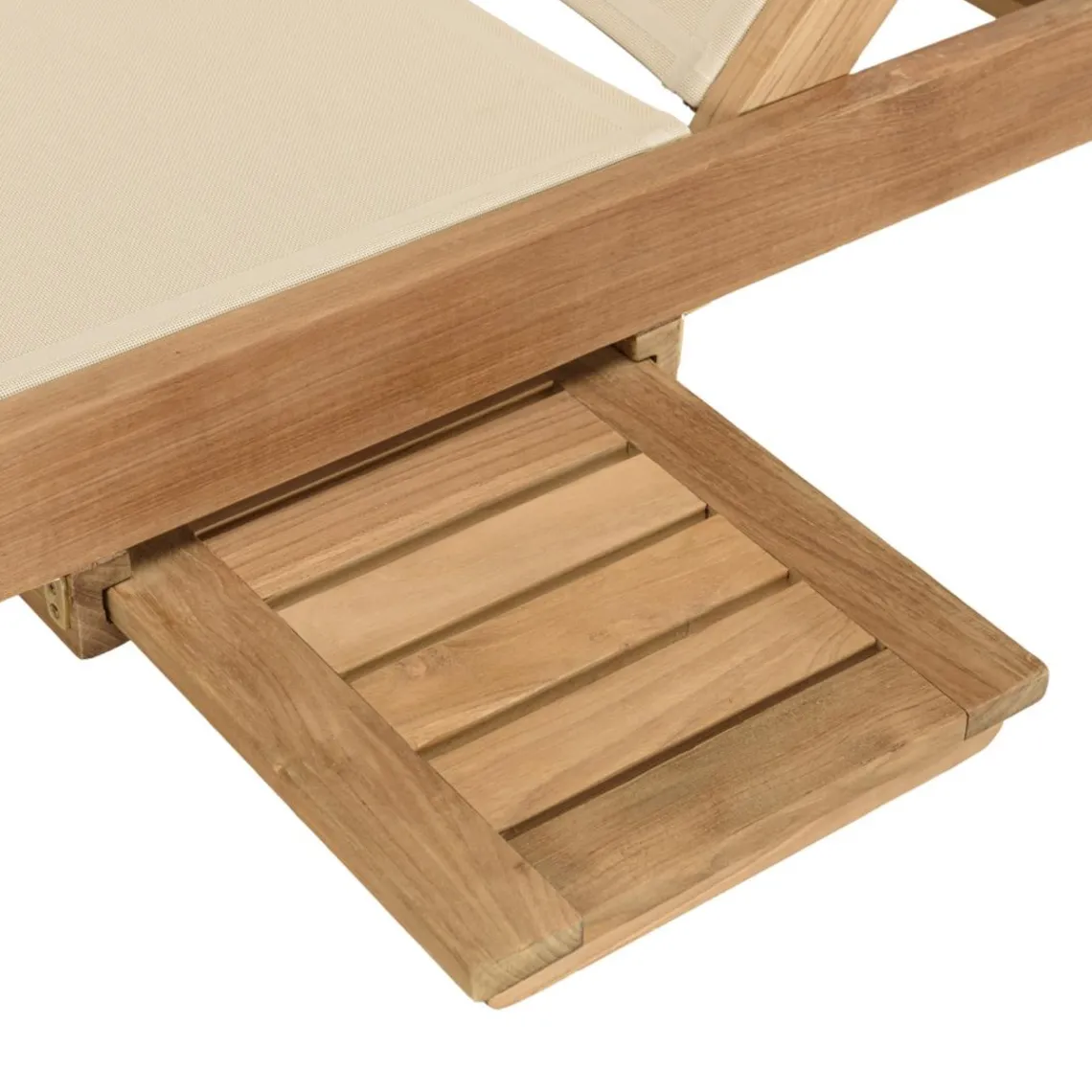 Macabane Bain de soleil textilène couleur beige