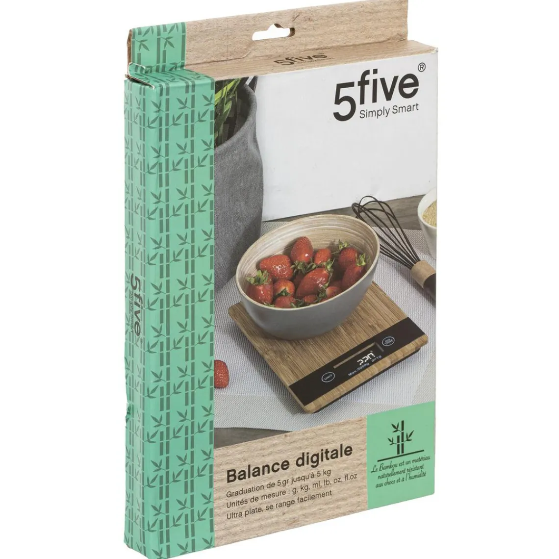 3S. x Home Balance Digitale en Bambou Discount