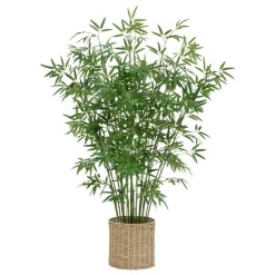 3S. x Home Bambou artificiel pot naturel H150cm vert Clearance