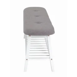 3S. x Home Banc à Chaussures Blanc Clearance