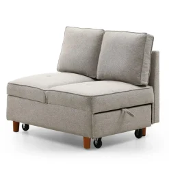 3S. x Home Banquette 2 places convertible Zinez Tissu Beige