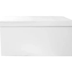 3S. x Home Banquette Coffre Pliable Blanc DOTTY Hot