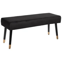 3S. x Home Banquette Velours Noir Salon Hot