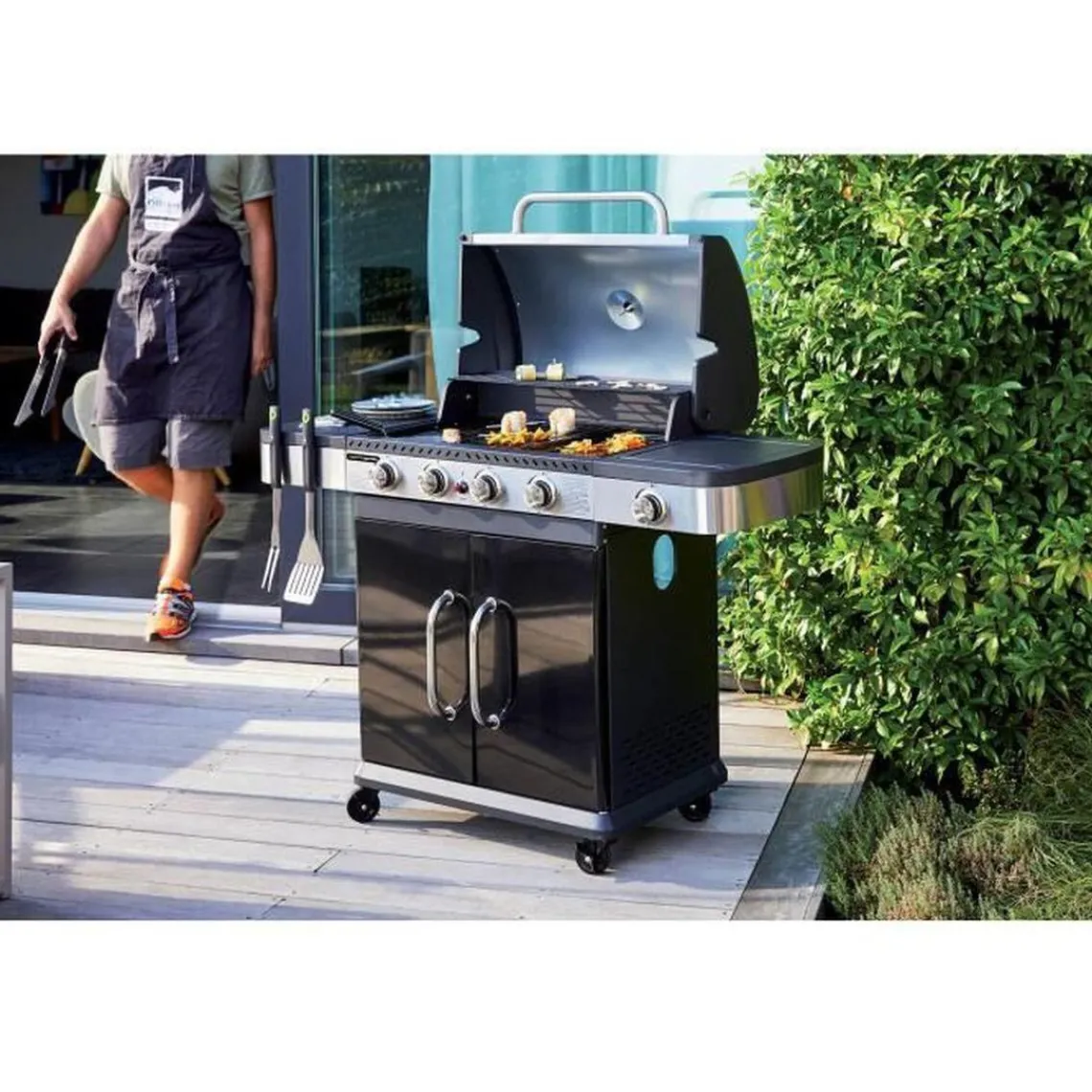 Cook'In Garden Barbecue gaz Américain FIDGI 4 Brûleurs Outlet