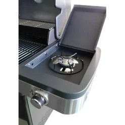 Cook'In Garden Barbecue gaz FIDGI 3 Brûleurs avec desserte et évier Hot