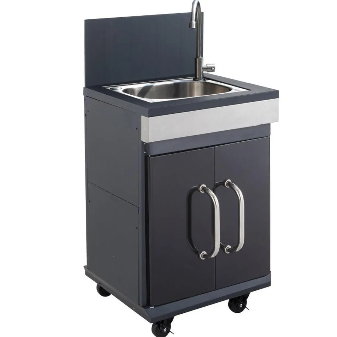 Cook'In Garden Barbecue gaz FIDGI 4 Brûleurs avec desserte et évier Online