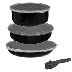 3S. x Home Batterie de cuisine amovible aluminium pressé Sale