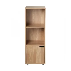 Calicosy Bibliothèque 3 cases avec une porte en bois Online