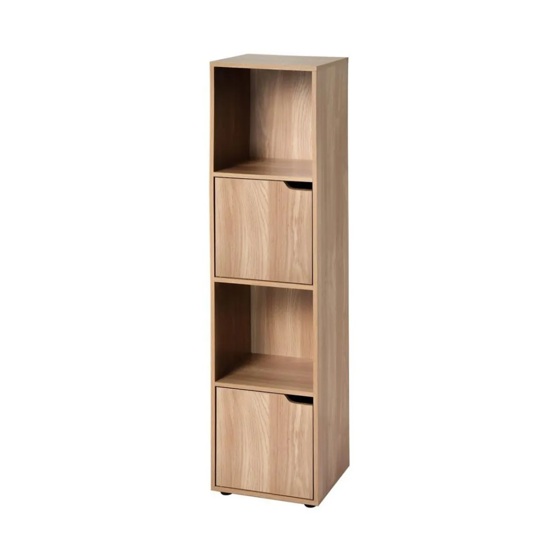 Calicosy Bibliothèque 4 Cases et 2 portes en bois Online