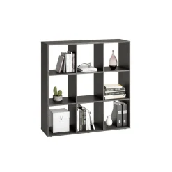 3S. x Home Bibliothèque 9 Compartiments Couleur Béton MEGA Gris Clearance