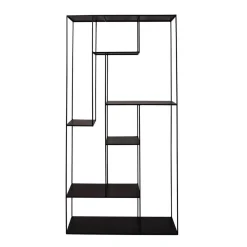 3S. x Home Bibliothèque 6 niveaux en métal noir New