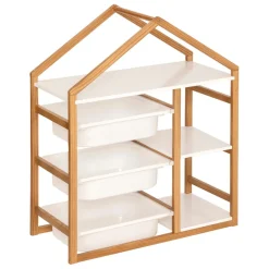 3S. x Home Bibliothèque 3 étagères Bako blanc Sale