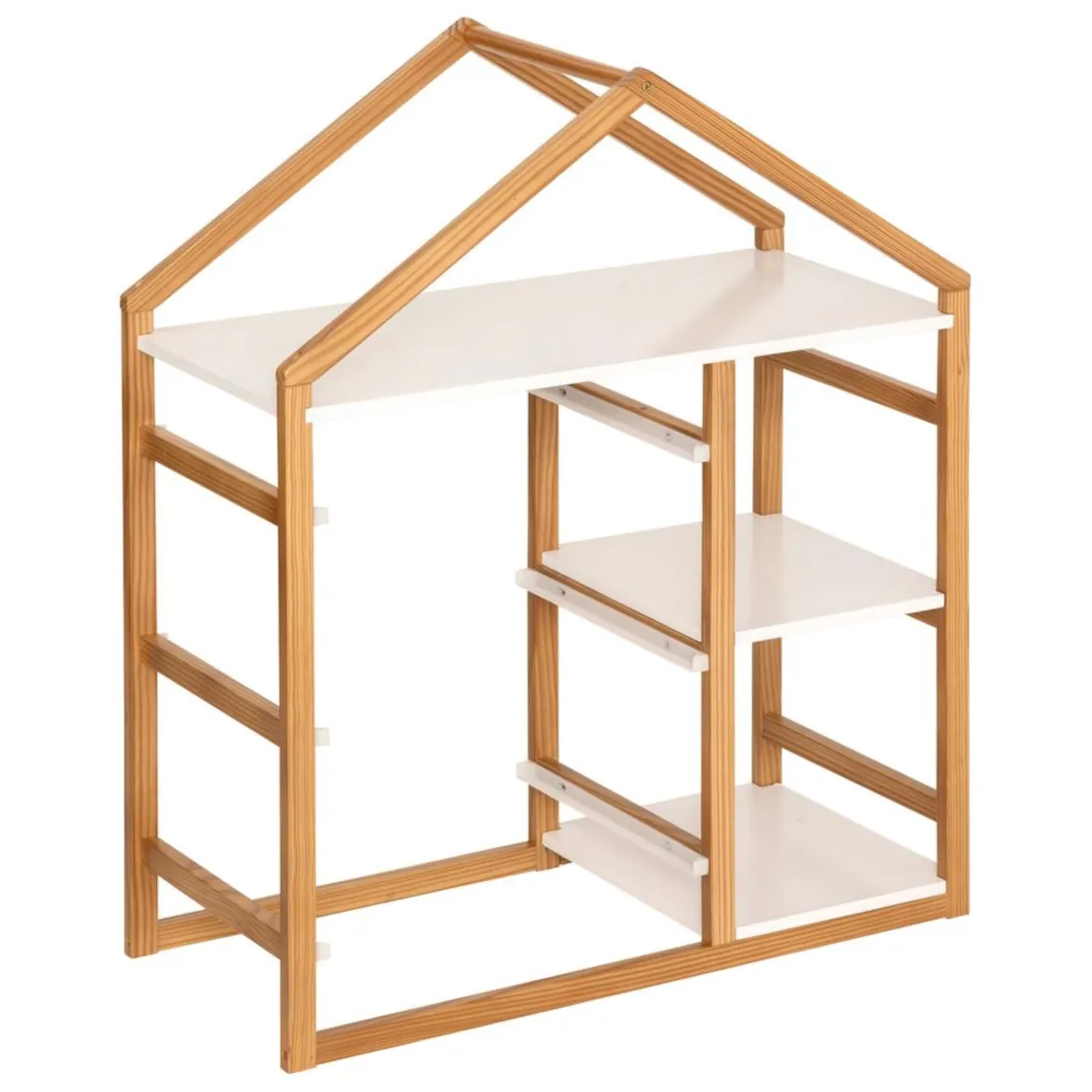 3S. x Home Bibliothèque 3 étagères Bako blanc Sale