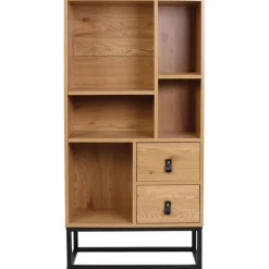 3S. x Home Bibliothèque industrielle Bois et Métal SALMA Best