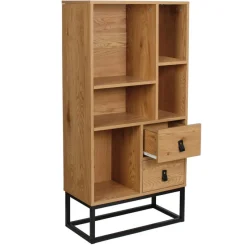 3S. x Home Bibliothèque industrielle Bois et Métal SALMA Best