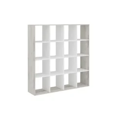 3S. x Home Bibliothèque MEGA 6 avec 16 casiers New