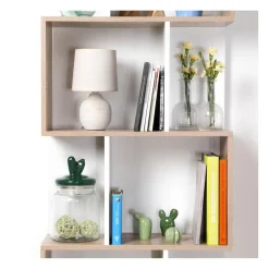 Calicosy Bibliothèque Multi-cases Décor Bois Blanc Online