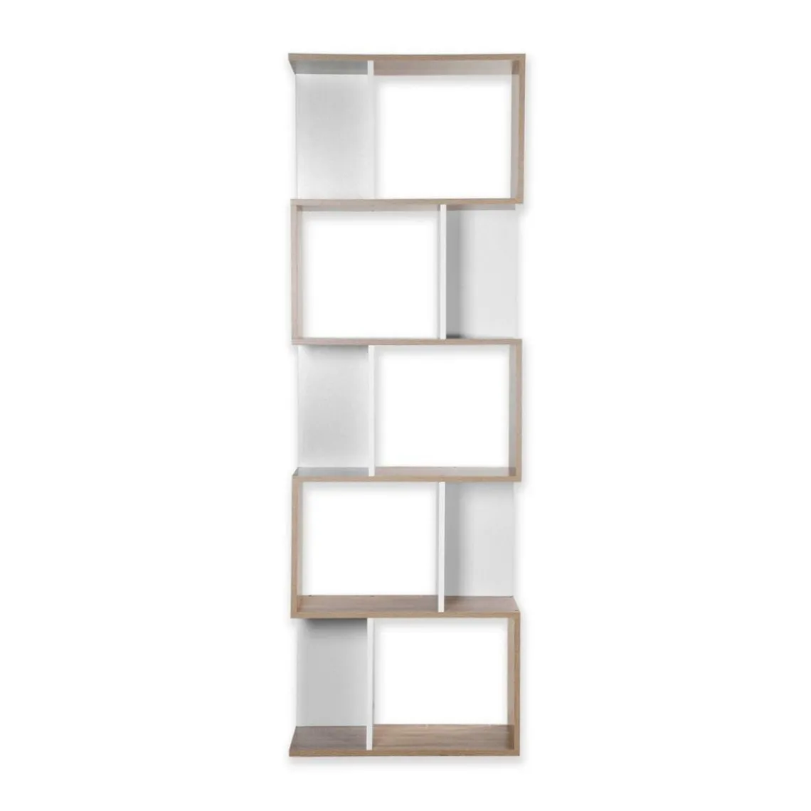 Calicosy Bibliothèque Multi-cases Décor Bois Blanc Online
