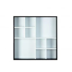 3S. x Home Bibliothèque murale noir MECID Hot