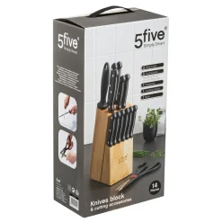 3S. x Home Bloc 11 couteaux avec aiguisoir/ciseaux Best