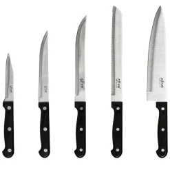 3S. x Home Bloc 11 couteaux avec aiguisoir/ciseaux Best