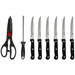 3S. x Home Bloc 11 couteaux avec aiguisoir/ciseaux Best