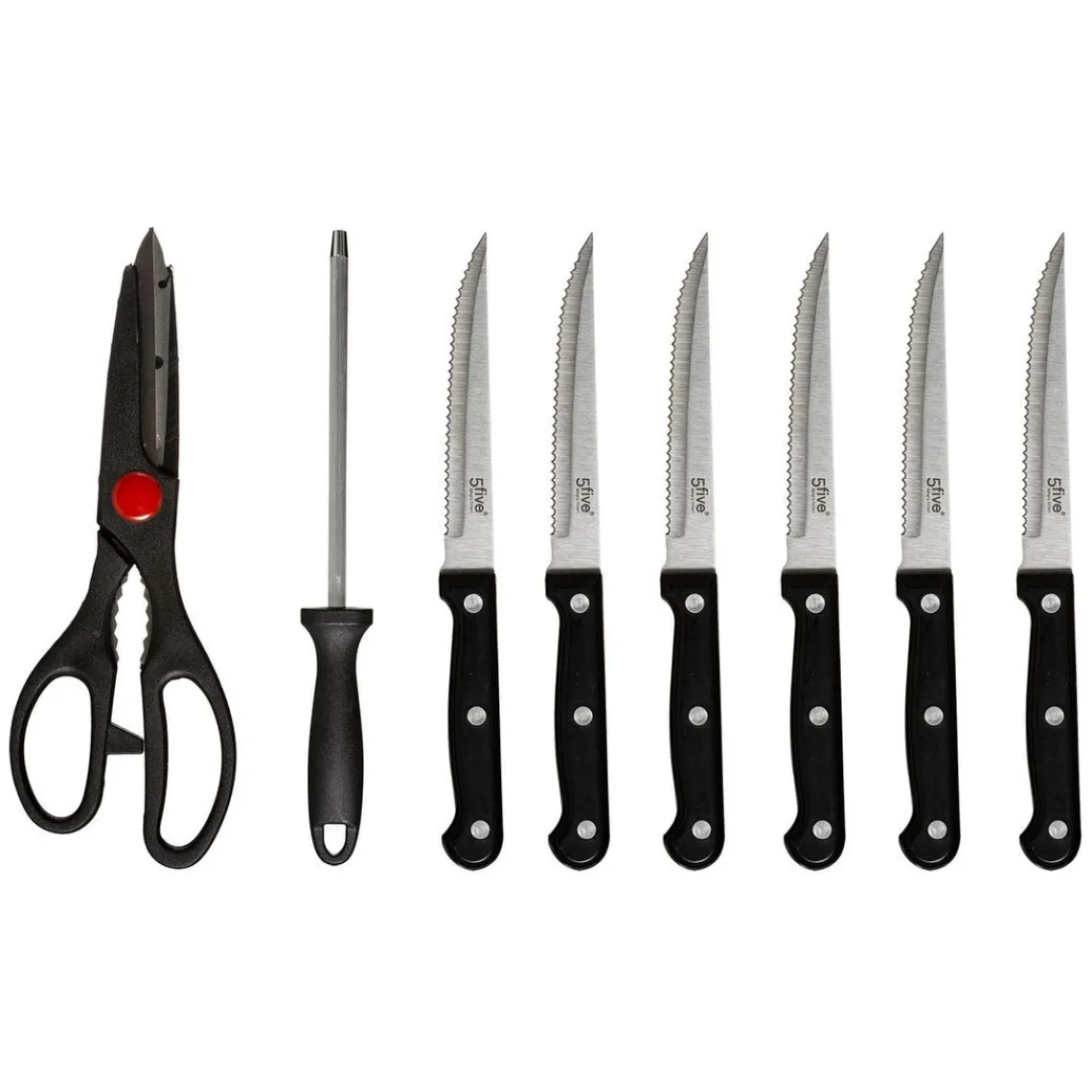 3S. x Home Bloc 11 couteaux avec aiguisoir/ciseaux Best