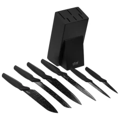 3S. x Home Bloc 6 couteaux noir Discount