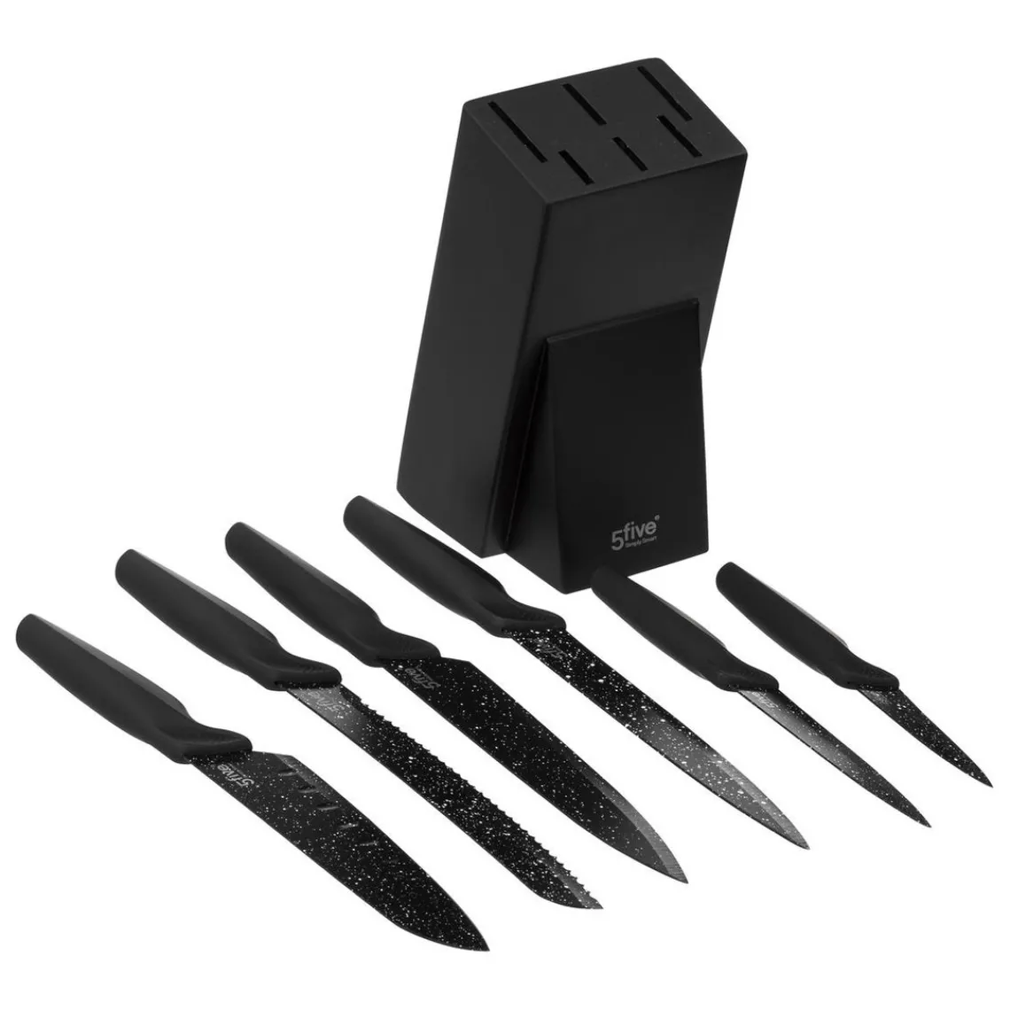 3S. x Home Bloc 6 couteaux noir Discount