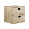 Calicosy Bloc 2 tiroirs en pin massif Sale