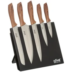 3S. x Home Bloc de 5 Couteaux Aimantés Clearance
