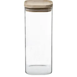 3S. x Home Bocal Verre de 3 Empilable et Bois Clearance