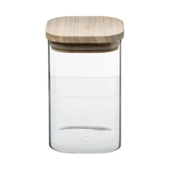 3S. x Home Bocal Verre de 3 Empilable et Bois Clearance