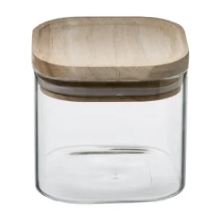 3S. x Home Bocal Verre de 3 Empilable et Bois Clearance