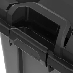 3S. x Home Boite de rangement bunker 55l noir New