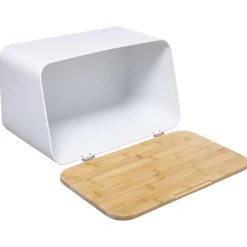 3S. x Home Boite Pain + Plan Découpe Blanc Moderne Discount