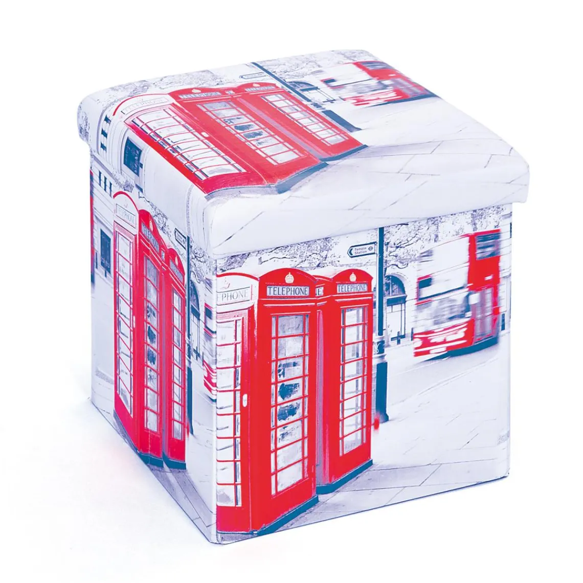 3S. x Home Boite pliable SETTI petit London assise rembourrée Outlet