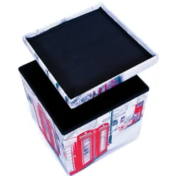 3S. x Home Boite pliable SETTI petit London assise rembourrée Outlet