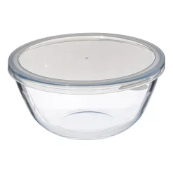 3S. x Home Bol à mixer 2,7L avec couvercle en verre Sale