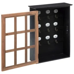 3S. x Home Boîte à clé en bois et pin noir Clearance