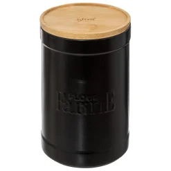 3S. x Home Boîte à farine en céramique Noir Clearance