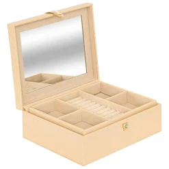 3S. x Home Boîte à Montres et Bijoux Hanifa Beige New